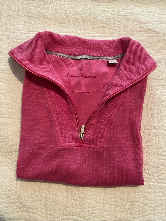 Tommy Bahama Tops - Tommy Bahama fuchsia half-zip pullover